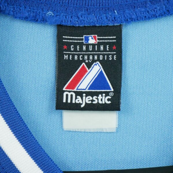 Maillot manches courtes homme bleu clair Majestic Equipe Toronto Blue Jays QWE1592