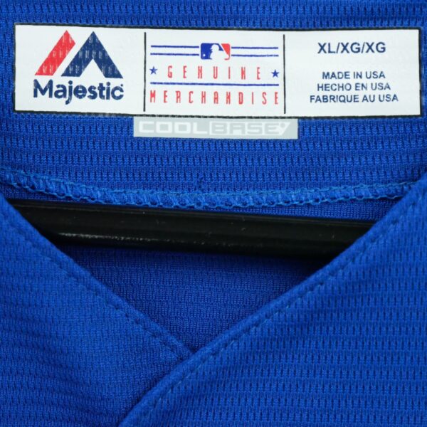 Maillot manches courtes homme bleu Majestic Equipe Toronto Blue Jays QWE3153