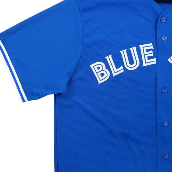 Maillot manches courtes homme bleu Majestic Equipe Toronto Blue Jays QWE3153