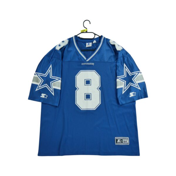 Maillot manches courtes homme bleu Starter Equipe Dallas Cowboys QWE1505