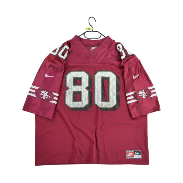 Maillot manches courtes homme bordeaux Nike Equipe San Francisco 49ers QWE1611