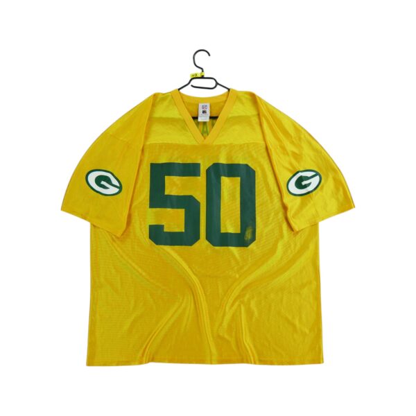 Maillot manches courtes homme dore NFL Team Apparel Equipe Green Bay Packers QWE1013