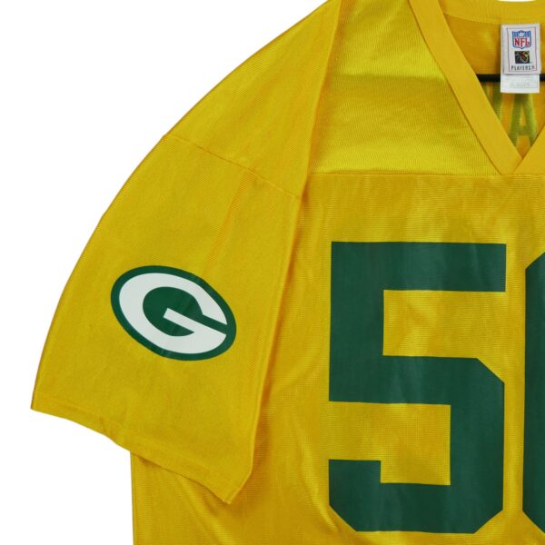 Maillot manches courtes homme dore NFL Team Apparel Equipe Green Bay Packers QWE1013