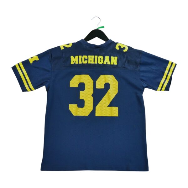 Maillot manches courtes homme marine NCAA Equipe Michigan QWE0022