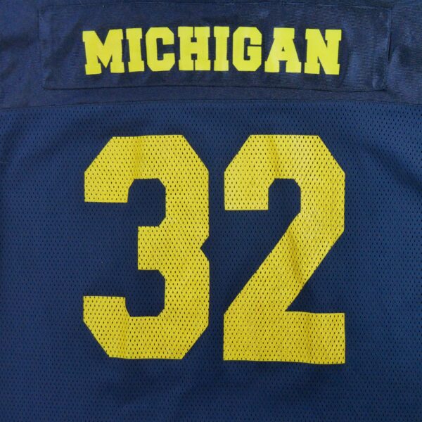 Maillot manches courtes homme marine NCAA Equipe Michigan QWE0022