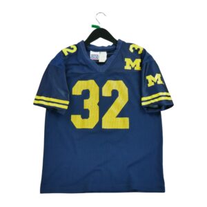 Maillot manches courtes homme marine NCAA Equipe Michigan QWE0022