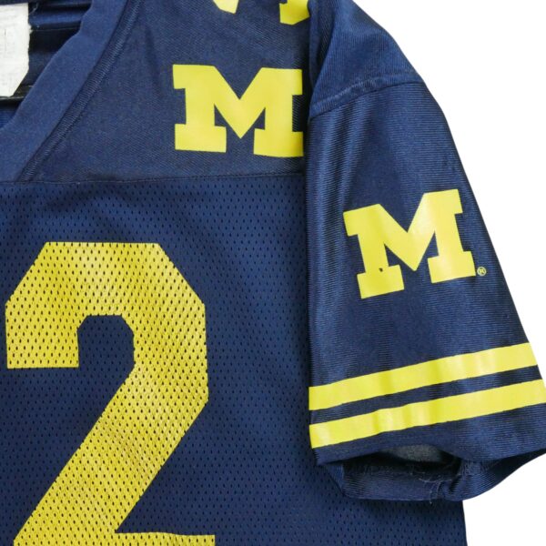 Maillot manches courtes homme marine NCAA Equipe Michigan QWE0022