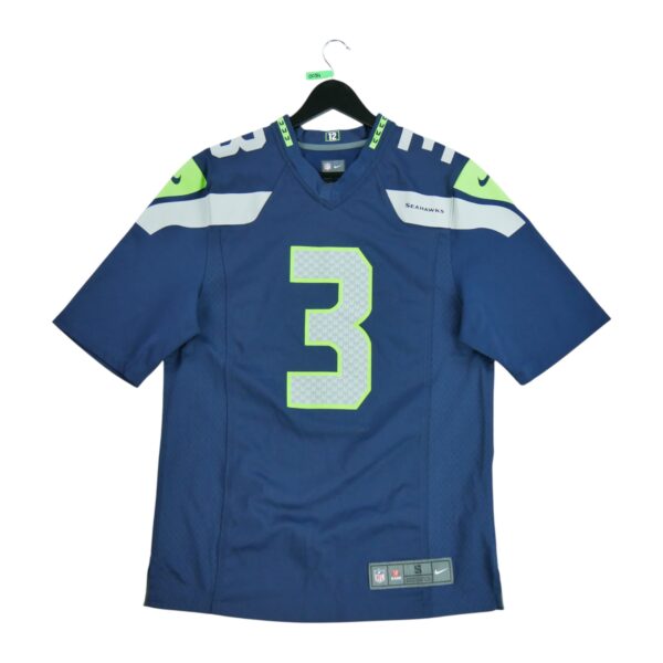 Maillot manches courtes homme marine Nike Equipe Seattle Seahawks QWE0094