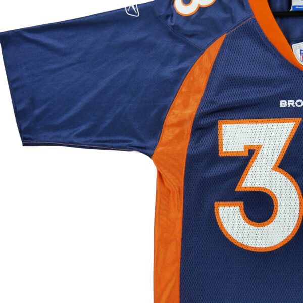 Maillot manches courtes homme marine Reebok Equipe Denver Broncos QWE3030