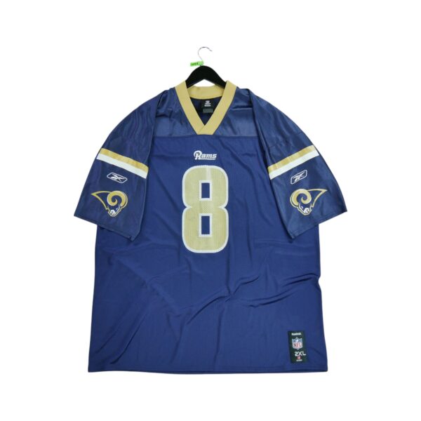 Maillot manches courtes homme marine Reebok Equipe Los Angeles Rams QWE0551