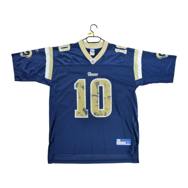 Maillot manches courtes homme marine Reebok Equipe Saint Louis Rams QWE1080