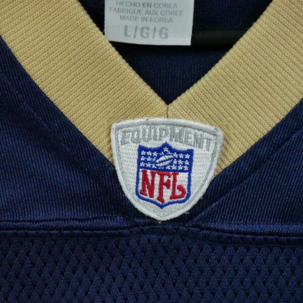 Maillot manches courtes homme marine Reebok Equipe Saint Louis Rams QWE1080