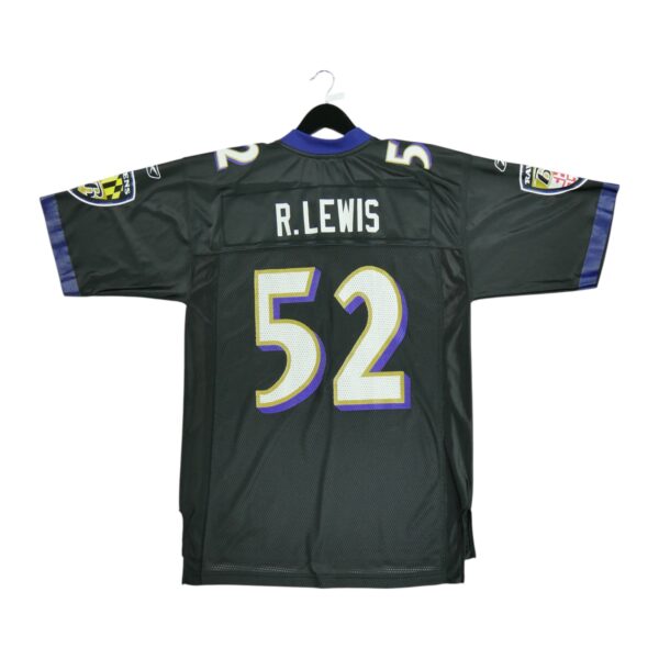 Maillot manches courtes homme noir NFL Team Apparel Equipe Baltimore Ravens QWE3522