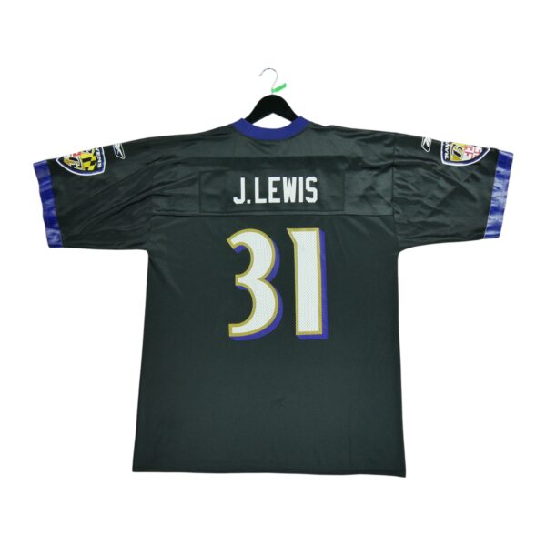 Maillot manches courtes homme noir Reebok Equipe Baltimore Ravens QWE0432