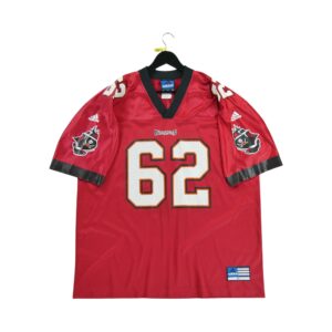 Maillot manches courtes homme rouge Adidas Equipe Tampa Bay Buccaneers QWE1310