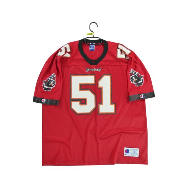 Maillot manches courtes homme rouge Champion Equipe Tampa Bay Buccaneers QWE1052