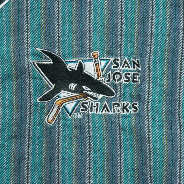 Maillot manches courtes homme turquoise Starter Equipe Sharks de San Jose QWE0230