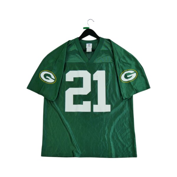 Maillot manches courtes homme vert NFL Team Apparel Equipe Green Bay Packers QWE0545