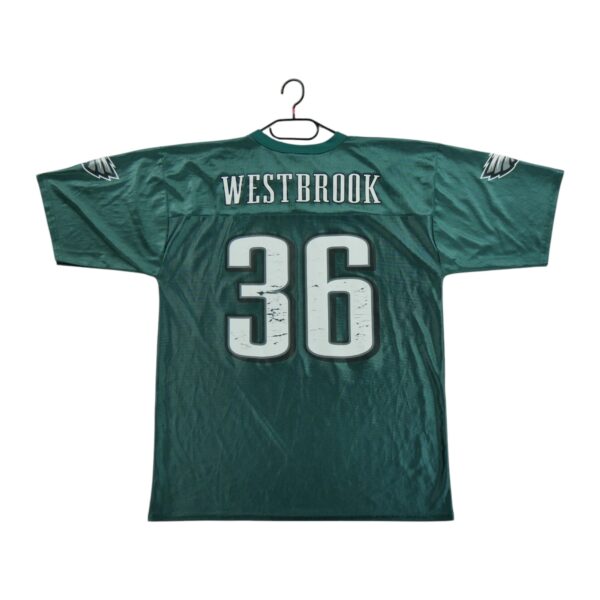 Maillot manches courtes homme vert NFL Team Apparel Equipe Philadelphia Eagles QWE2265