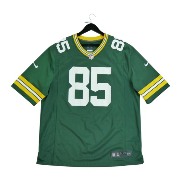 Maillot manches courtes homme vert Nike Equipe Green Bay Packers QWE3730