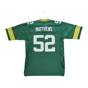 Maillot manches courtes homme vert Reebok Equipe Green Bay Packers QWE0504