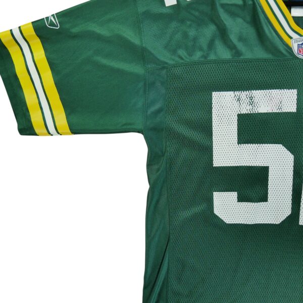 Maillot manches courtes homme vert Reebok Equipe Green Bay Packers QWE0504