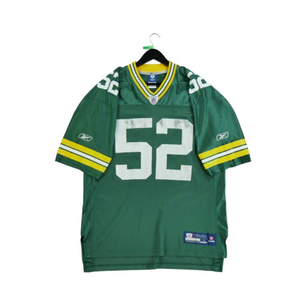 Maillot manches courtes homme vert Reebok Equipe Green Bay Packers QWE0504