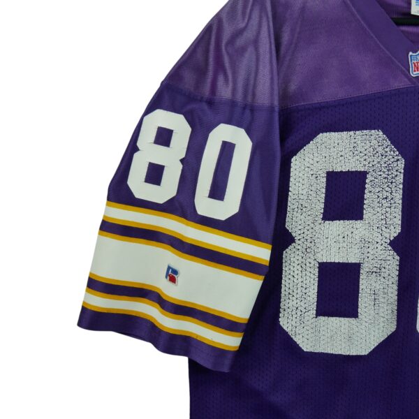 Maillot manches courtes homme violet Russell Athletic Equipe Minnesota Vikings QWE1306