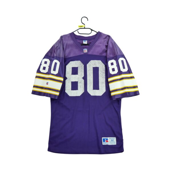 Maillot manches courtes homme violet Russell Athletic Equipe Minnesota Vikings QWE1306