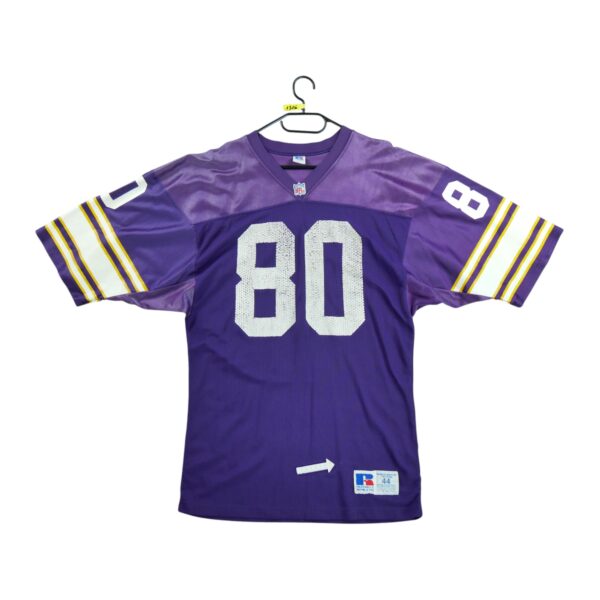 Maillot manches courtes homme violet Russell Athletic Equipe Minnesota Vikings QWE1306