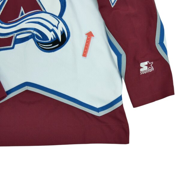 Maillot manches longues homme blanc Starter Equipe Colorado Avalanche QWE2061