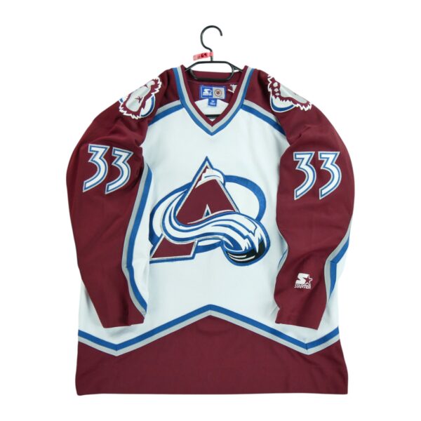 Maillot manches longues homme blanc Starter Equipe Colorado Avalanche QWE2061