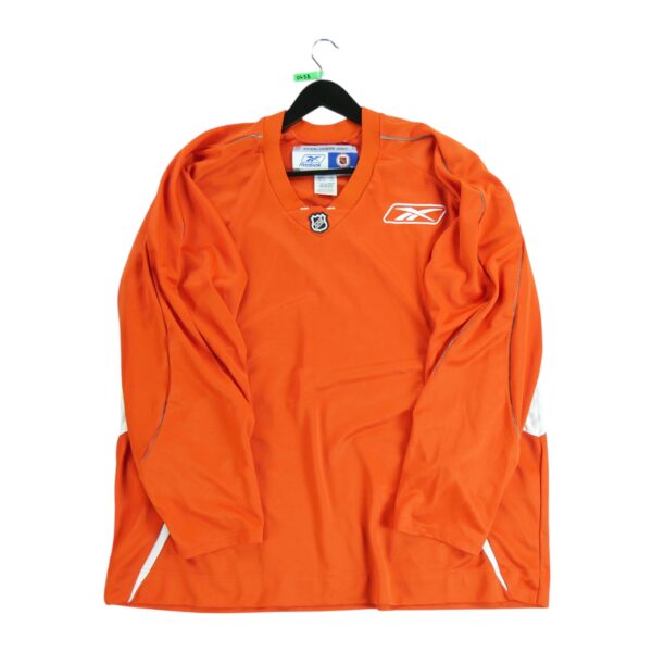 Maillot manches longues homme orange Reebok QWE0453