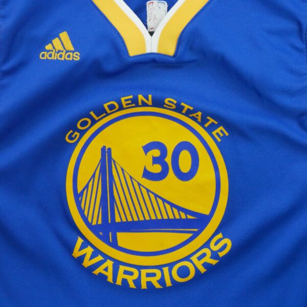 Maillot sans manches enfant bleu Adidas Equipe Golden State Warriors QWE1153