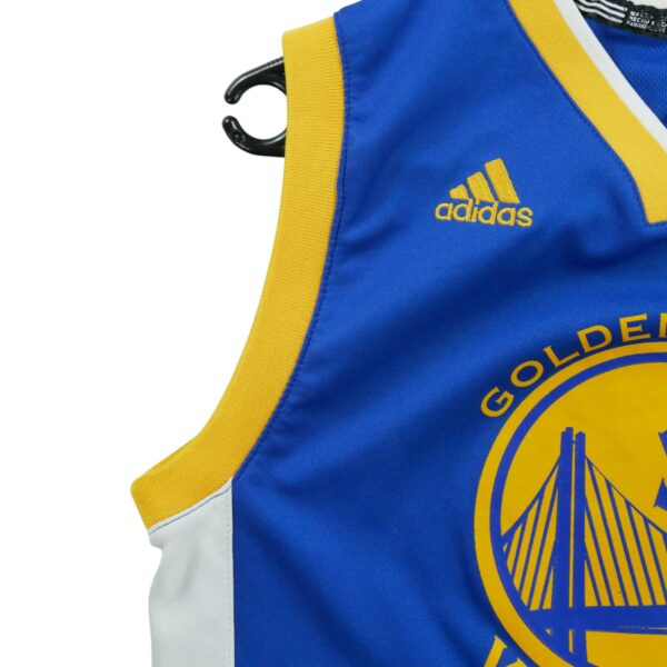 Maillot sans manches enfant bleu Adidas Equipe Golden State Warriors QWE1153