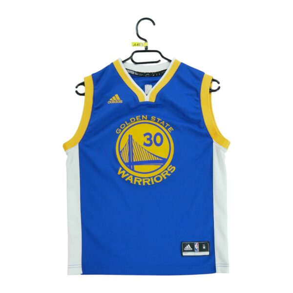 Maillot sans manches enfant bleu Adidas Equipe Golden State Warriors QWE1153