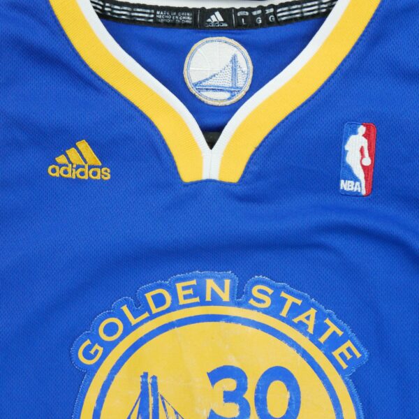 Maillot sans manches enfant bleu Adidas Equipe Golden State Warriors QWE2294