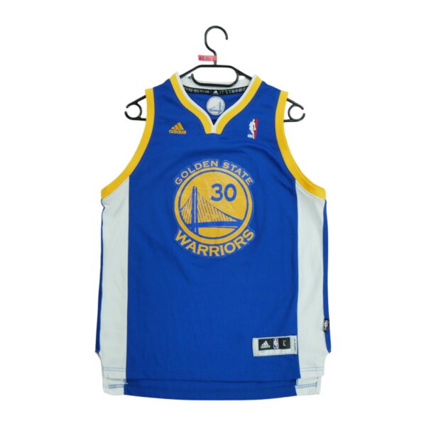 Maillot sans manches enfant bleu Adidas Equipe Golden State Warriors QWE2294