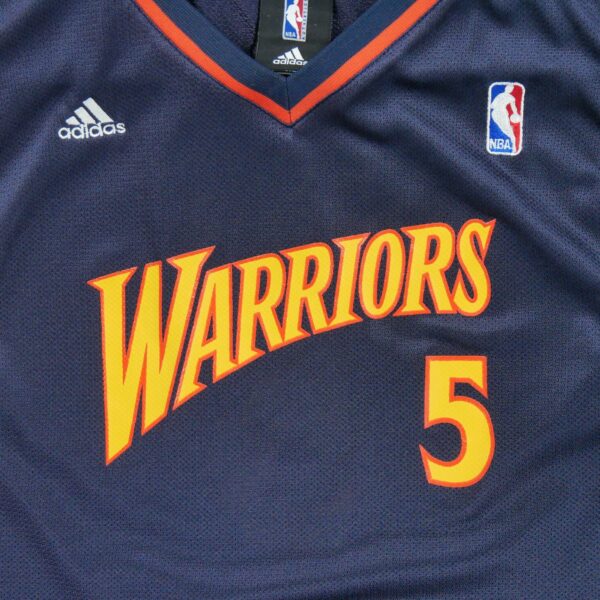 Maillot sans manches enfant marine Adidas Equipe Golden State Warriors QWE0142