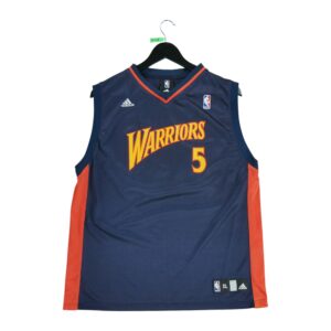 Maillot sans manches enfant marine Adidas Equipe Golden State Warriors QWE0142