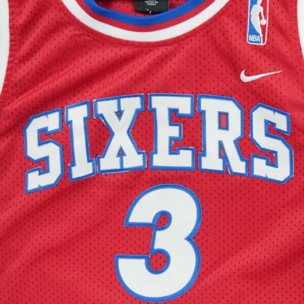 Maillot sans manches enfant rouge Nike Equipe Philadelphie 76ers Sixers QWE0315