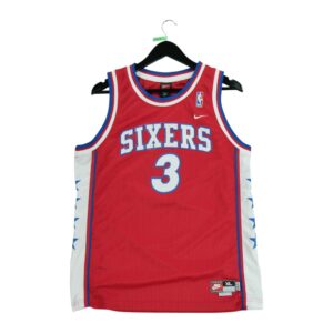 Maillot sans manches enfant rouge Nike Equipe Philadelphie 76ers Sixers QWE0315