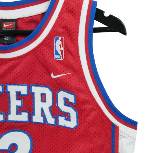 Maillot sans manches enfant rouge Nike Equipe Philadelphie 76ers Sixers QWE0315