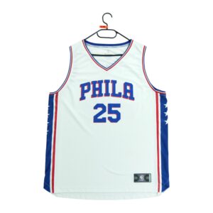 Maillot sans manches homme blanc NBA Equipe Philadelphie 76ers Sixers QWE2175