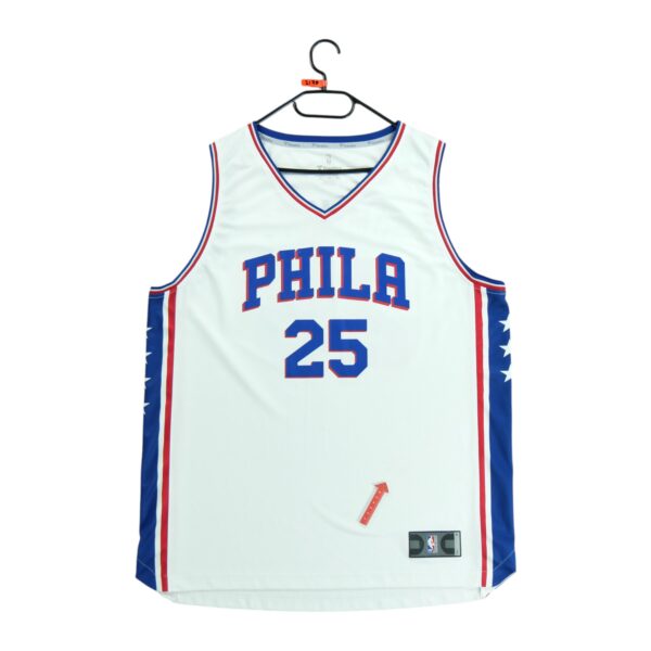 Maillot sans manches homme blanc NBA Equipe Philadelphie 76ers Sixers QWE2175