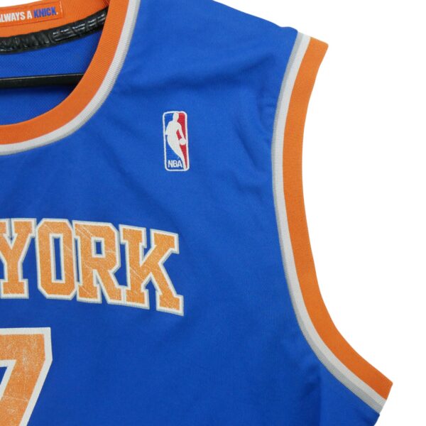 Maillot sans manches homme bleu Adidas Equipe New York Knicks QWE0506