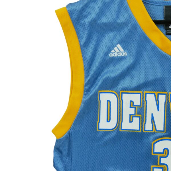 Maillot sans manches homme bleu clair Adidas Equipe Denver Nuggets QWE0489