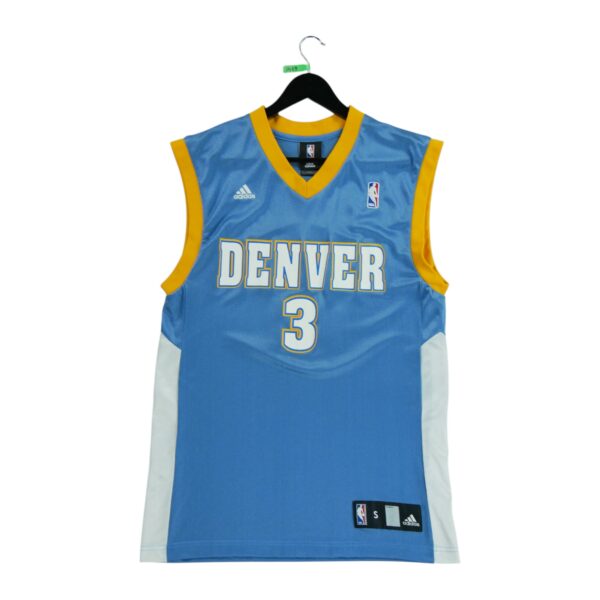 Maillot sans manches homme bleu clair Adidas Equipe Denver Nuggets QWE0489