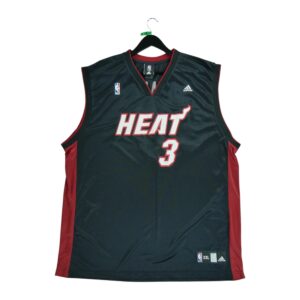 Maillot sans manches homme noir Adidas Equipe Heat de Miami QWE0185