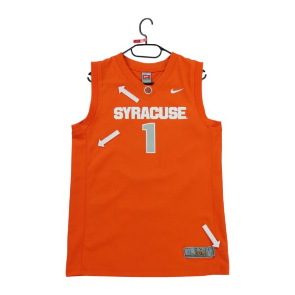 Maillot sans manches homme orange Nike Equipe Syracuse QWE2289